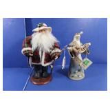 Fishing Santa Figures, Santa Light Holder