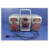 Portable AM/FM/CD Cassette Player