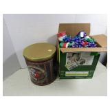 Christmas Tin & Bows