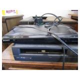 Sony DVD Player w/remote, Craig VHS Player