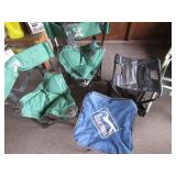 5 Folding Chairs(1 from "The Masters")