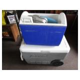 Coleman Wheeled Cooler & Playmate Cooler