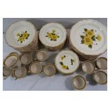 Vintage Mikasa Sunny Side Dish & Cup Set