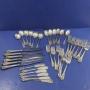 36 Pc Wallace Sterling Silver RosePoint Silverware