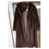 Vintage Long Mink Coat w/Matching Hat-A..Herman