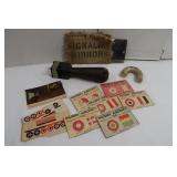 3 Coll. World WarII Items-Cast Iron Fighter Pilot