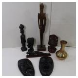Vintage Wood-Carved Figure from Various Countries&