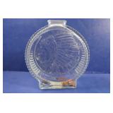 Vintage Glass Indian Piggy Bank-7"H