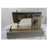 Vintage Necchi Sewing Machine w/Foot Pedal & Case