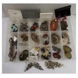 Costume Jewelry-Earrings, Pins, & more