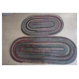 2 Braided Rugs-45x27" & 5