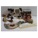 Country Home Decor-Chickens, Cows & more