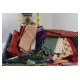 Assorted Fabric Yardages & Poly-fil Batting