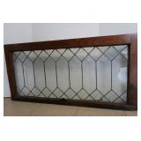 Antique Window(several cracks in glass)-41"x19"