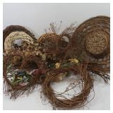 Wicker Wreaths & Decor