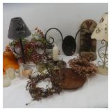 Primitive Candle Holder, Shades & Candle Stands
