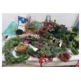 Christmas Decor-Garland, Scrapbook, &more