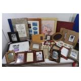 Picture Frames-mostly NEW & History Book