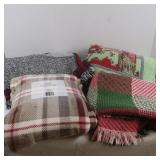 NEW Comforter, Christmas Throws & Bin