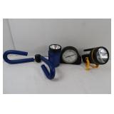 Flashlights, Thigh Master, Clocks