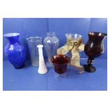 5 Vases-9"-12"H