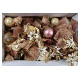 Christmas Lot-Ribbon & Ornaments