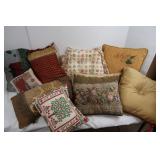 Assortment of Throw Pillows