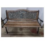 Outside Bench w/Cerub Back-50"Lx30"H