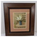 Wood Framed Picture-21"x18 1/2"