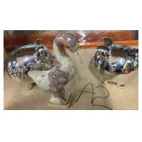 Marble Duck(beak glued), 2 Piggy Banks-no stoppers
