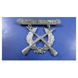 Sterling Silver "Expert Rifleman"Pin(needs repair)