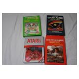 4 ATARI Games including Basic Programming