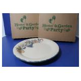 2 NIB H&G Dinner Plates-10"