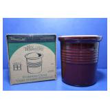NIB Pampered Chef Stoneware Crock