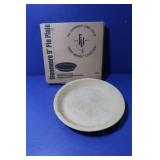 Pampered Chef 9" Stoneware Pie Plate