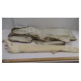 White Mink Collar & Vintage Dress