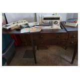 Kenmore Sewing Machine in Cabinet w/Accessories