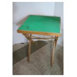 Folding Fabric Cutting Table w/Felt Top-22x22x27"H