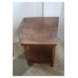 Small Wood Table-28"x24"x18"H(triangular)