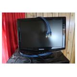 Samsung 19" Flatscreen TV w/Stand & Cables