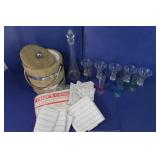 Vintage Ice Bucket, Shot Glasses & more