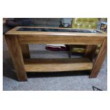 Sofa Table w/Glass Top Insert-4
