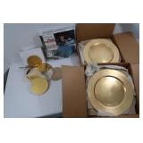 4 Pcs-Waterbridge Plate Warmer, 8-12" Chargers,Set