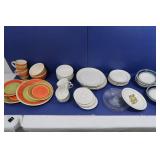 4 Pc Gibson Dish Set,Misc Citrus Grove Dishes&more