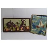 1 Crewel Picture & other