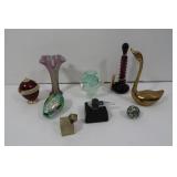 Art Glass, Paperweights, Perfumes, Vase & more