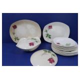 Fashion Rose Serving Plates, Bowls & Plates