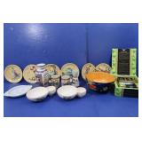 English Handpainted/# Bowl,Oriental Vase,Cups&more