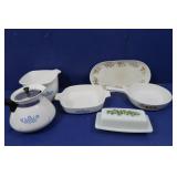 Pyrex Butter Dish, Corningware, & more