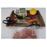 Misc Lot-Scissors,Kitchen Timers,Screwdrivers&more